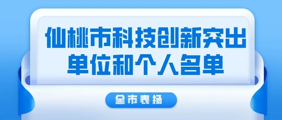 全市通報表揚(yáng)！仙桃公布先進(jìn)單位和個人名單